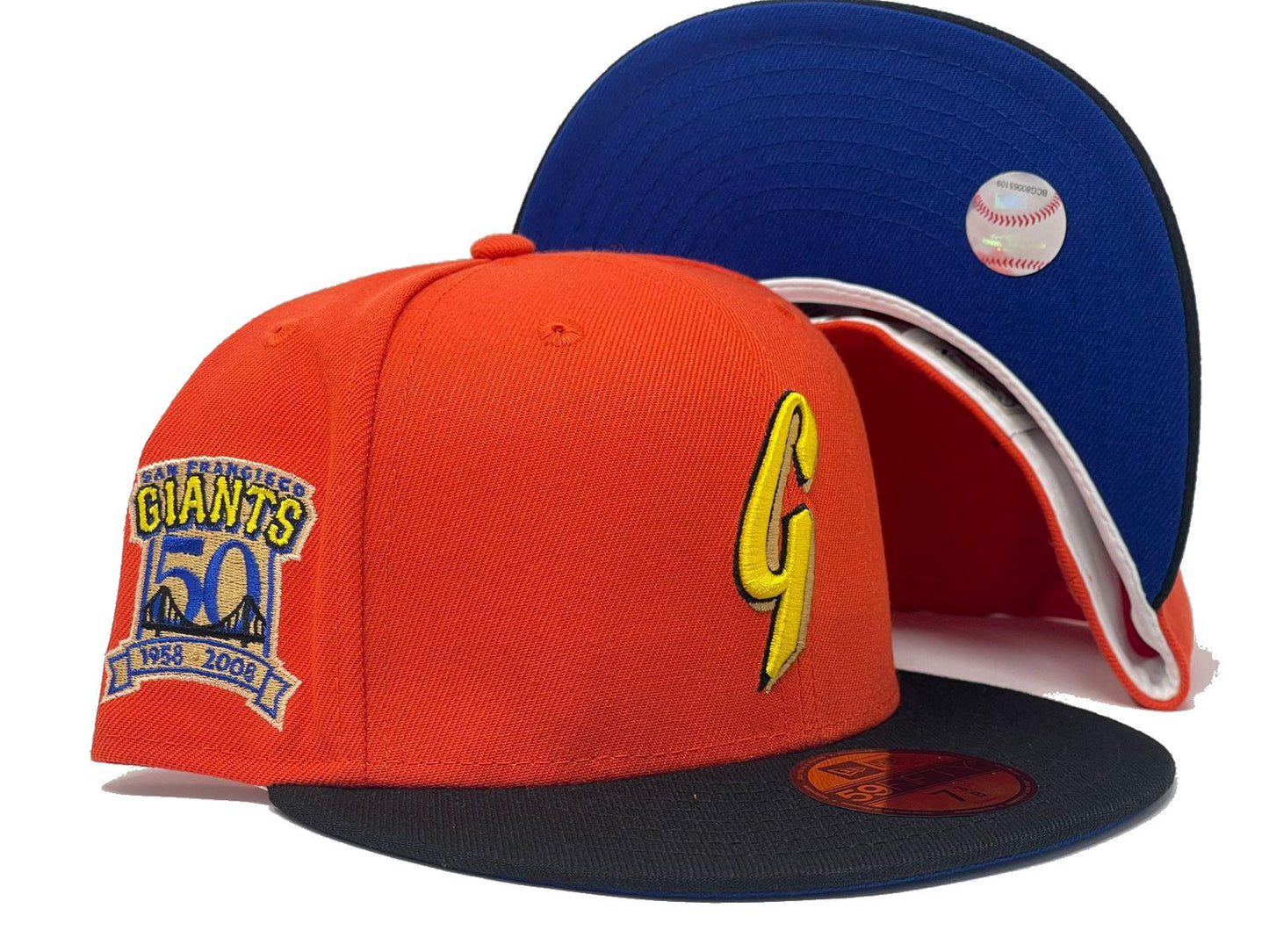SAN FRANCISCO GIANTS 50TH ANNIVERSARY "DRAGON BALL Z" PACK ROYAL BRIM NEW ERA FITTED HAT