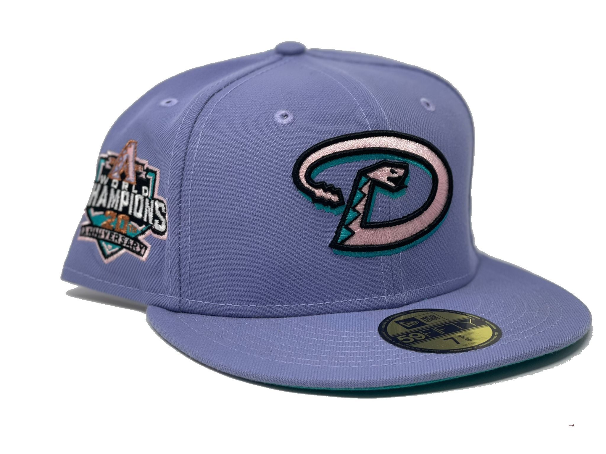 New Era Arizona Diamondbacks Capsule Bar Collection 20th Anniversary  59Fifty Fitted Hat Purple/Red Men's - FW21 - US