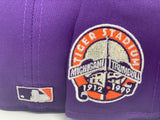 Deep Purple Detroit Tigers Custom 59fifty New Era Fitted Hat