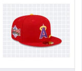 CALIFORNIA ANGELS 1989 ALL STAR GAME "JUST DON"  YELLOW BRIM NEW ERA FITTED HAT