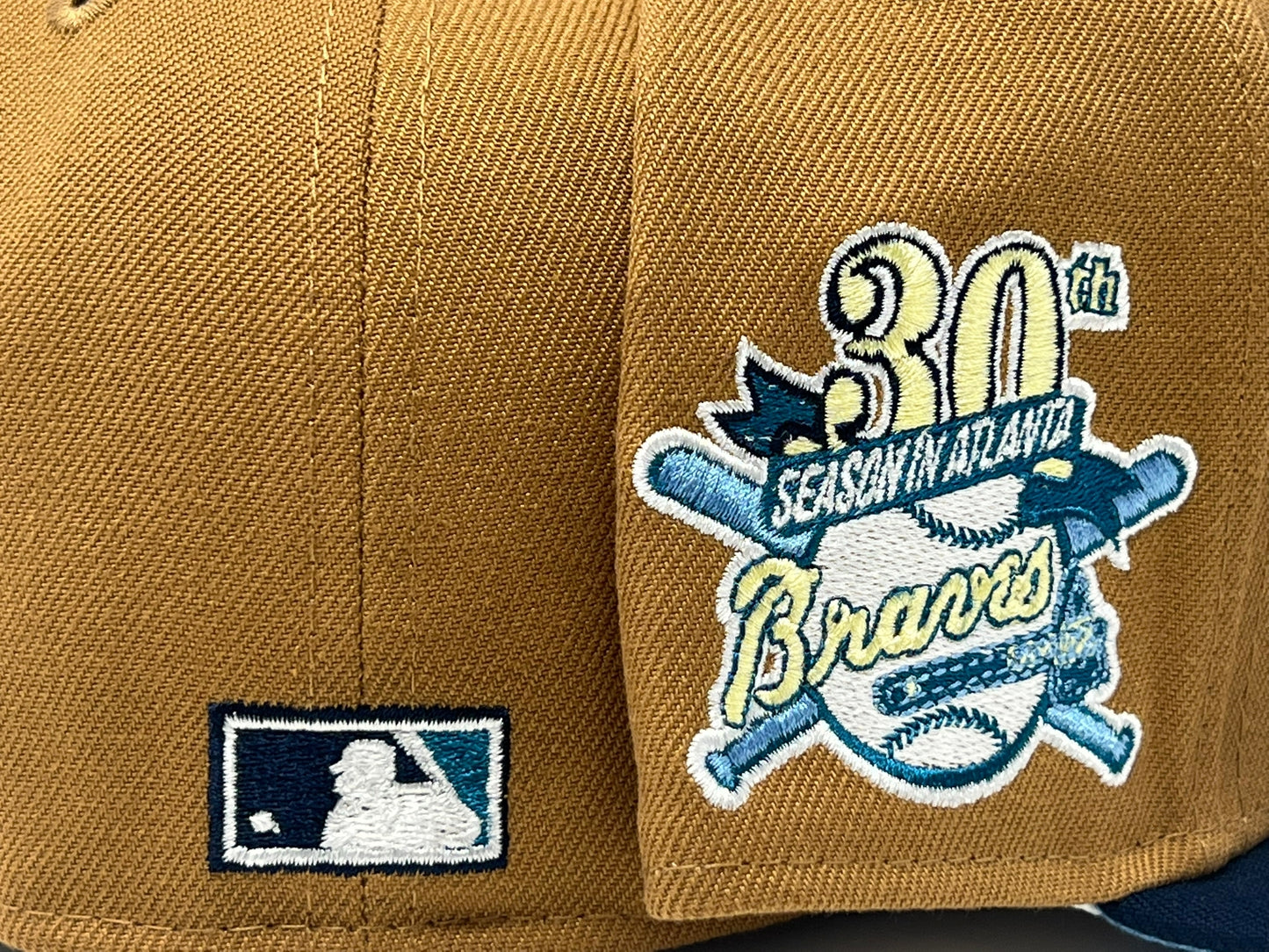 Atlanta braves 30th Anniversary Icy Brim New Era Fitted Hat