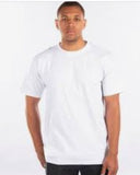 City Lab Men's Classic Fitted Soft Cotton Short Sleeve T-Shirt-WHITE