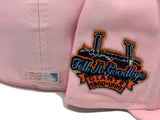 SAN FRANCISCO GIANTS  " TELL IT GOODBUY" CANDLESTICK PARK PINK ICY BRIM NEW ERA FITTED HAT
