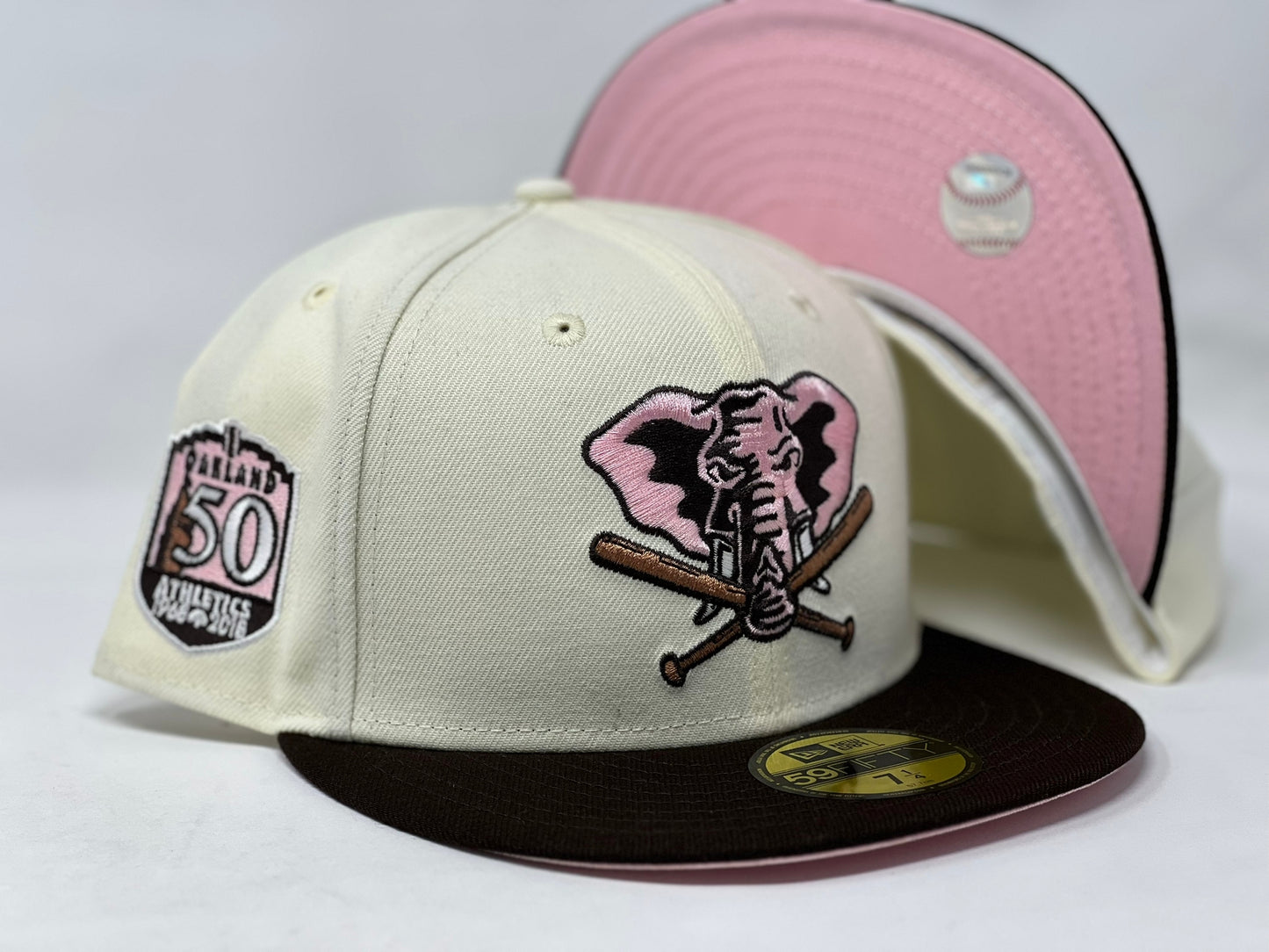Oakland Athletics 50th Anniversary Neapolitan Ice Cream  New Era Fitted Hats