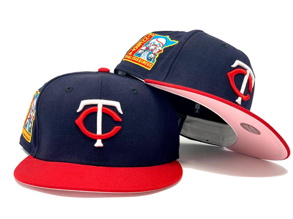 New Era Minnesota Twins All Star Game 1965 Sky Blue and Pink Edition  59Fifty Fitted Cap