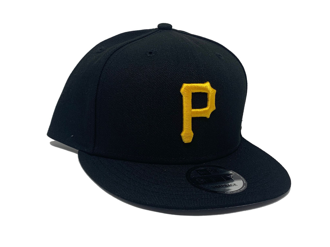 Black Pittsburgh Pirates Team Official Color New Era Snapback Hat