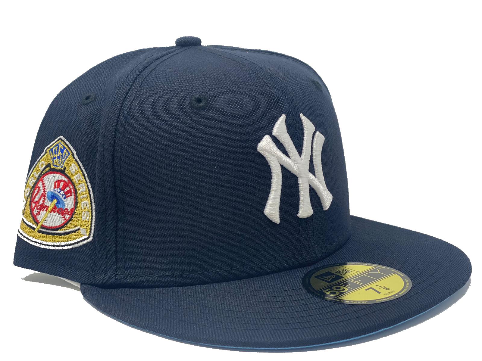 New Era 5950 Yankees 1950 World Series Navy Blue Baseball Fitted Hat Men 7  7/8