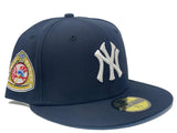 NEW YORK YANKEES 1959 WORLD SERIES NAVY ICY BRIM NEW ERA FITTED HAT