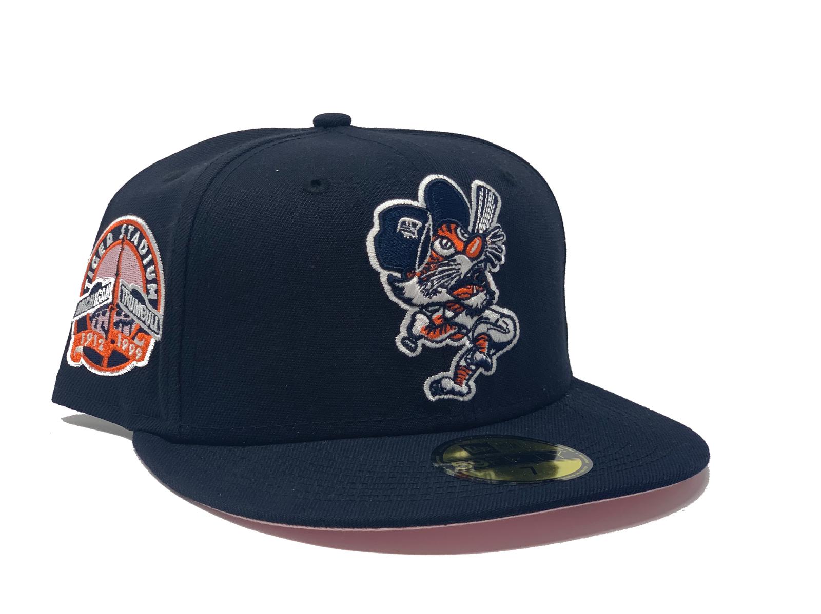 Shop New Era 59Fifty Detroit Tigers Stateview Fitted Cap 60296522 blue