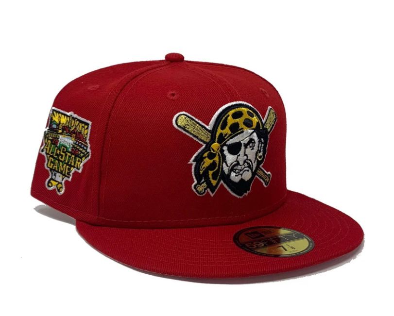 PITTSBURGH PIRATES 2008 ALL STAR GAME RED YELLOW BRIM NEW ERA FITTED H –  Sports World 165