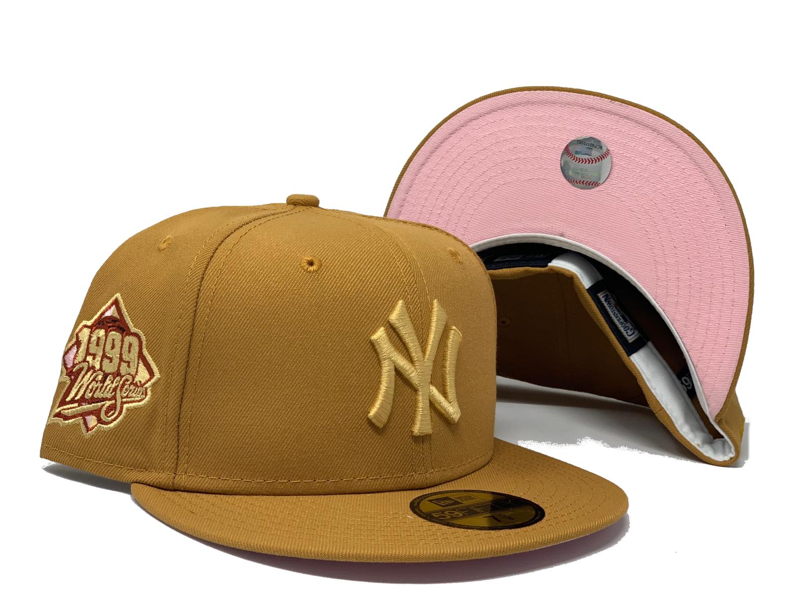 New York Yankees New Era Wheat 59FIFTY Fitted Hat - Tan