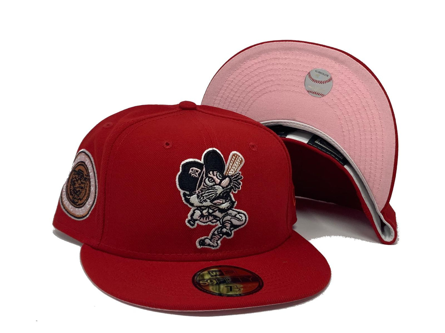 Red Detroit Tigers 1968 World Series Strawberry Refresher Fitted Hat