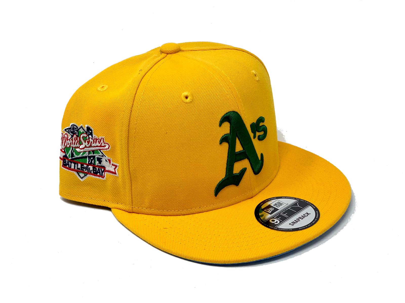 New Era MLB 9Fifty Oakland Athletics Cap (green/yellow)