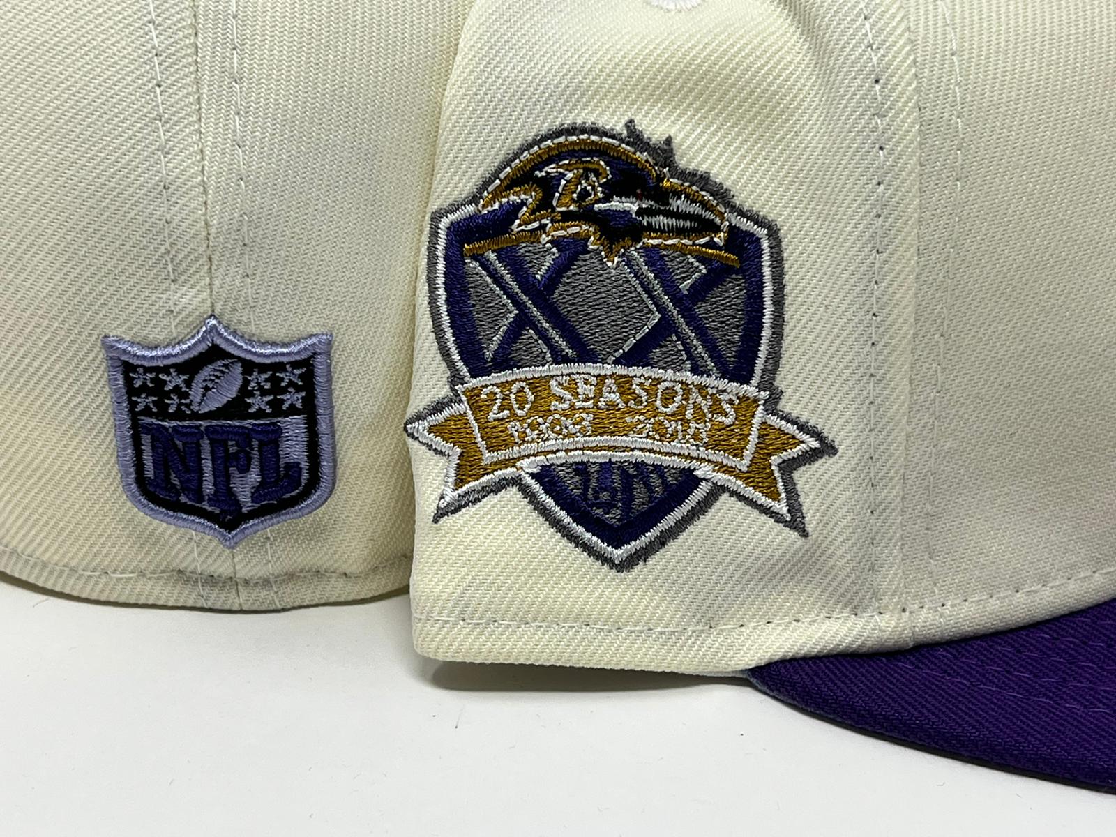 BALTIMORE RAVENS 20TH ANNIVERSARY NFL COLLECTION LAVENDER BRIM NEW E –  Sports World 165