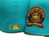 Teal Detroit Tigers 1968 World Series Champions New Era Fitted Hat