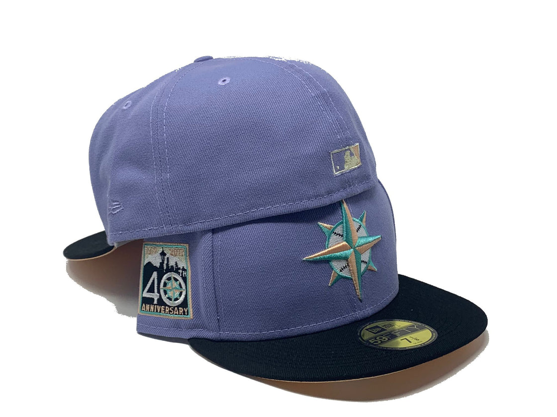 Lavender Seattle Mariners 40th Anniversary Blue Orchid Collection