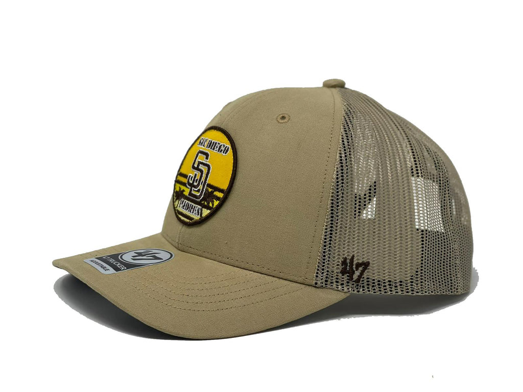 San Diego Padres  '47 Shumay MVP Trucker Snapback Hat - cream