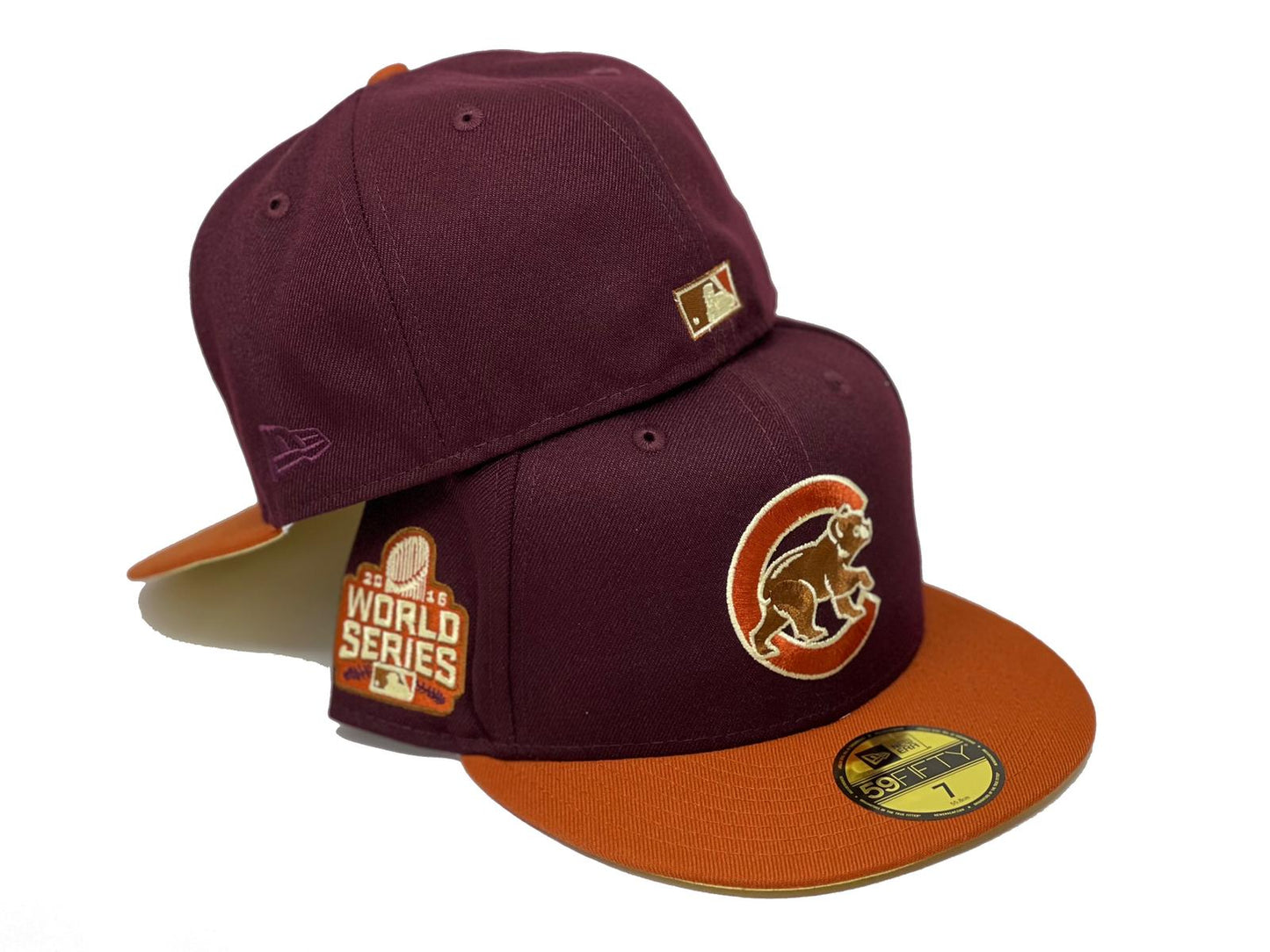 Chicago Cubs 2016 World Series Soft Yellow Brim New Era Fitted Hat
