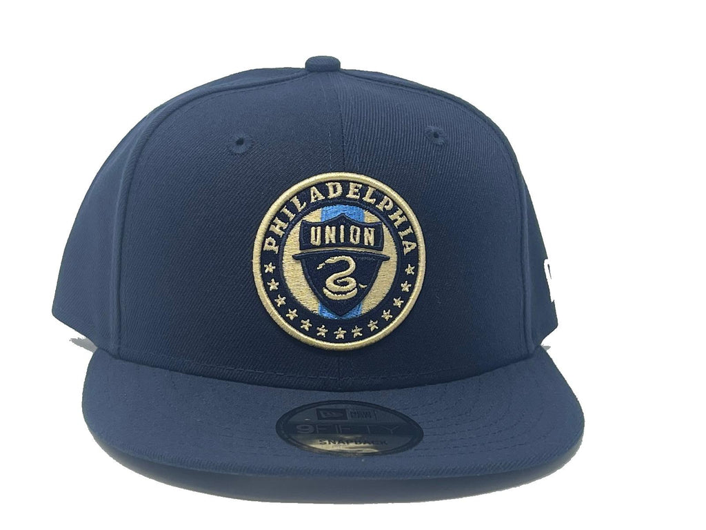 NEW ERA PHILADELPHIA UNION NAVY BLUE BASIC 9FIFTY MENS SNAPBACK HAT