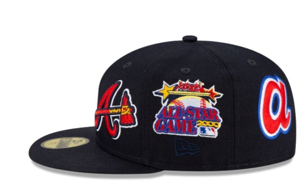 New Era 59Fifty MLB Atlanta Braves Patch Pride Fitted Hat