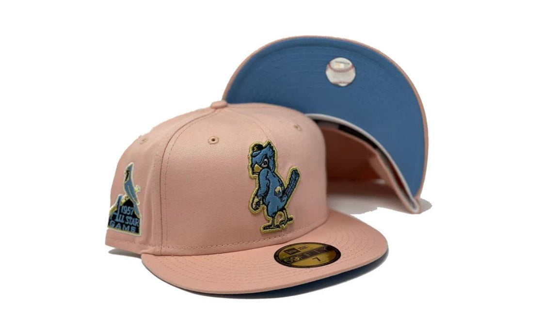 Blush Sky St. Louis Cardinals 1957 All Star Game New Era Fitted Hat