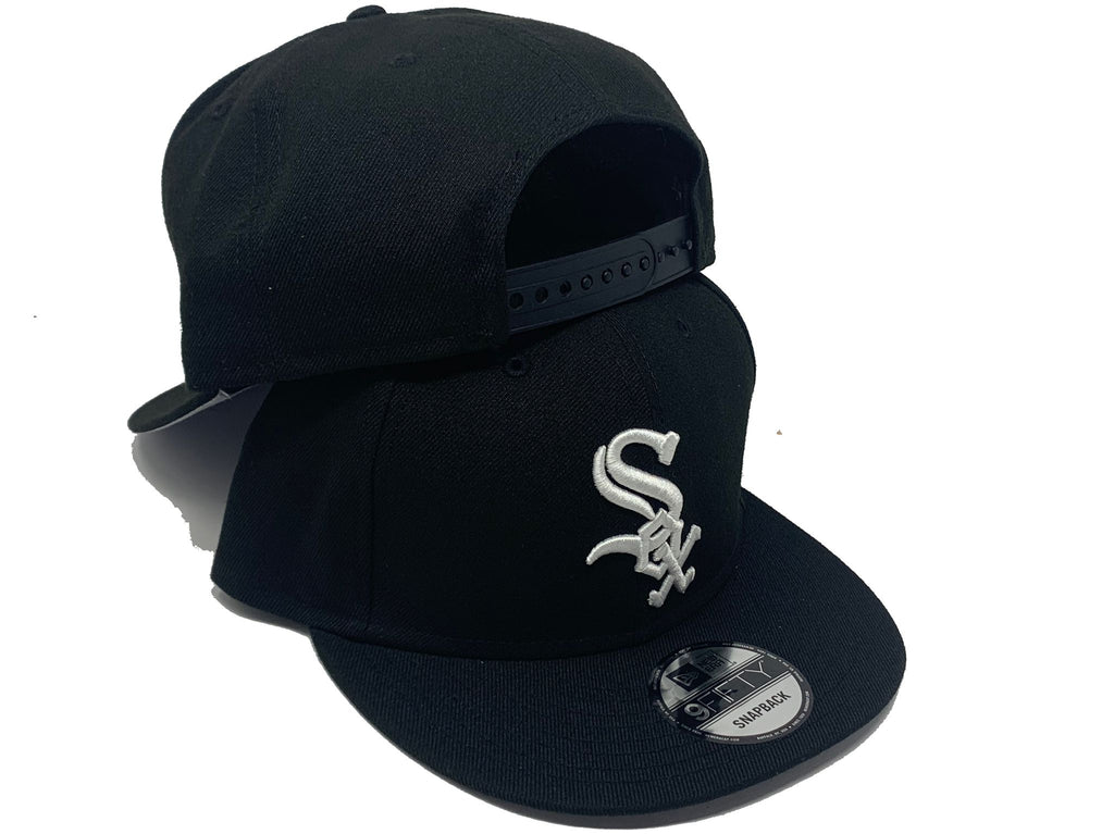 Black Chicago White Sox Team Official Color New Era 950 Snapback