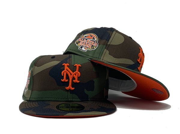NEW YORK METS DARK GREEN GRAY BRIM NEW ERA FITTED HAT – Sports World 165