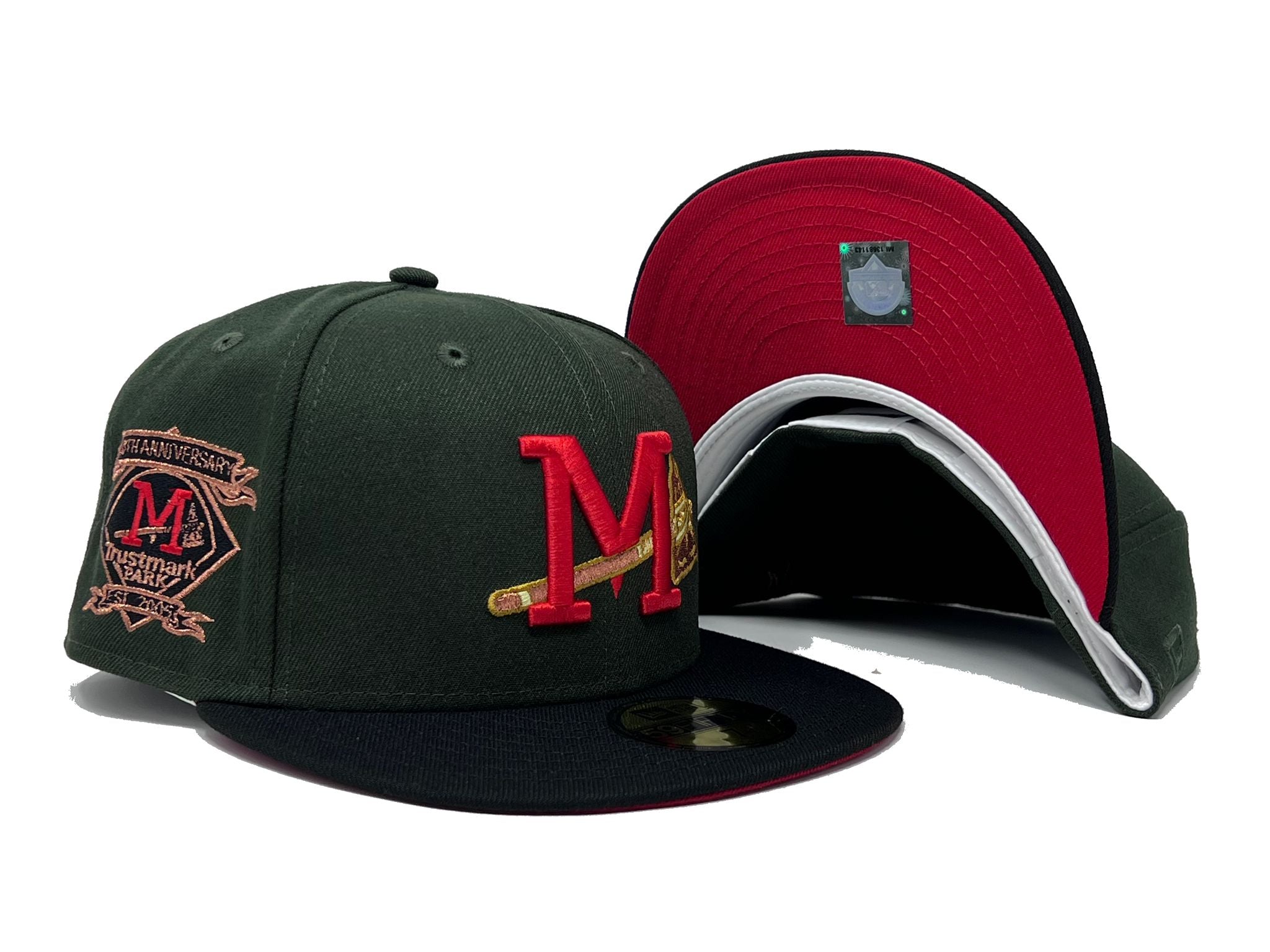 Antique Original Boston Braves *B* Minor League Baseball Hat Red Wool Babe  #H