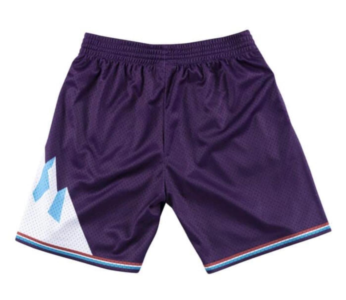 Mitchell and Ness Utah Jazz Purple NBA Swingman purple Shorts