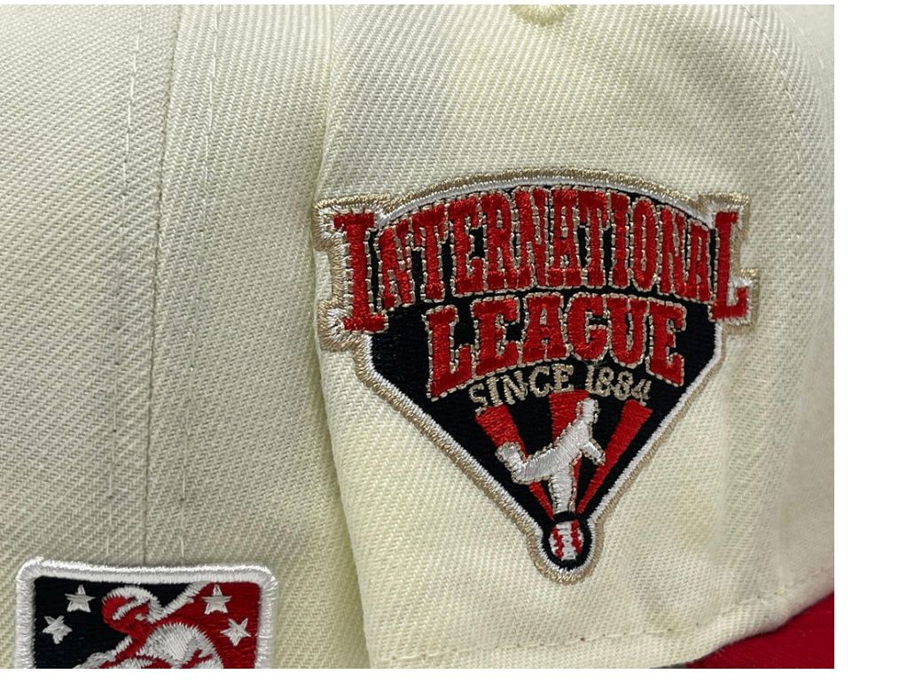 Buffalo Bisons International League Stone Brim New Era Fitted Hat