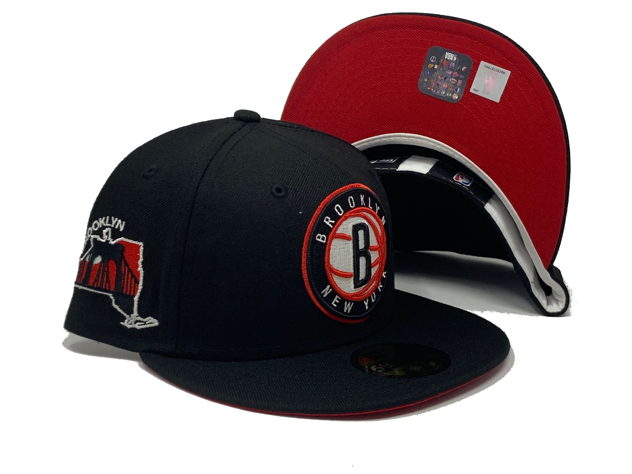 heuvel pk semester Black Brooklyn Nets Red Bottom Custom 59fifty New Era Fitted Hat – Sports  World 165
