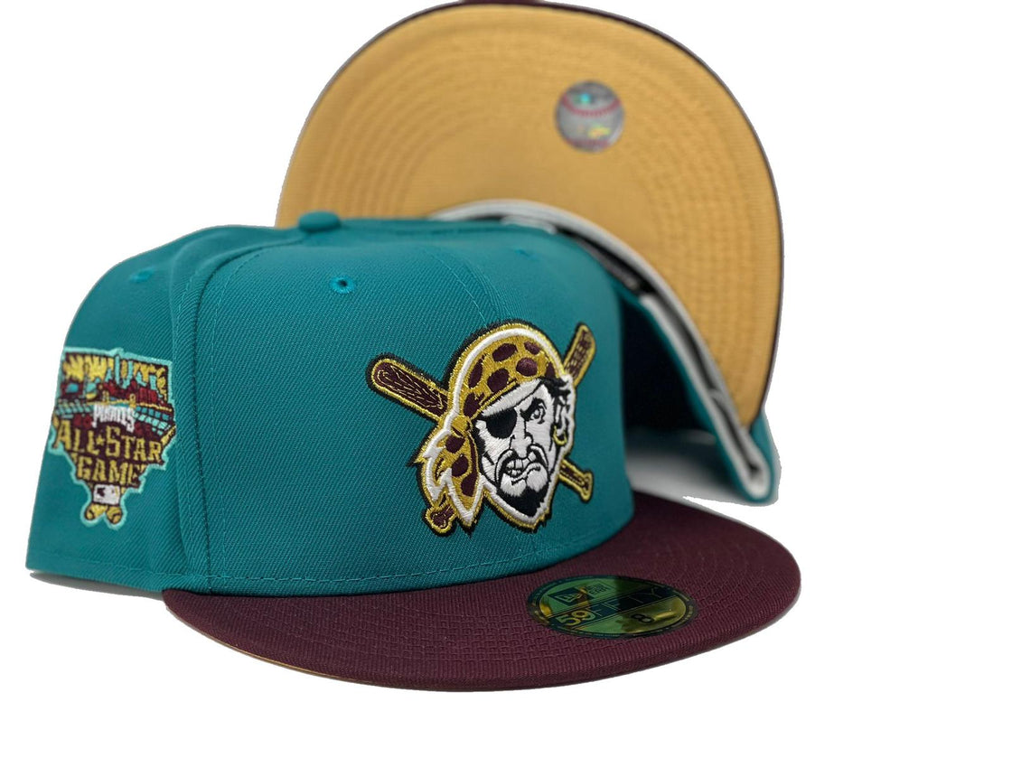 Aqua Green Pittsburgh Pirates 2006 All Star Game New Era Fitted Hat