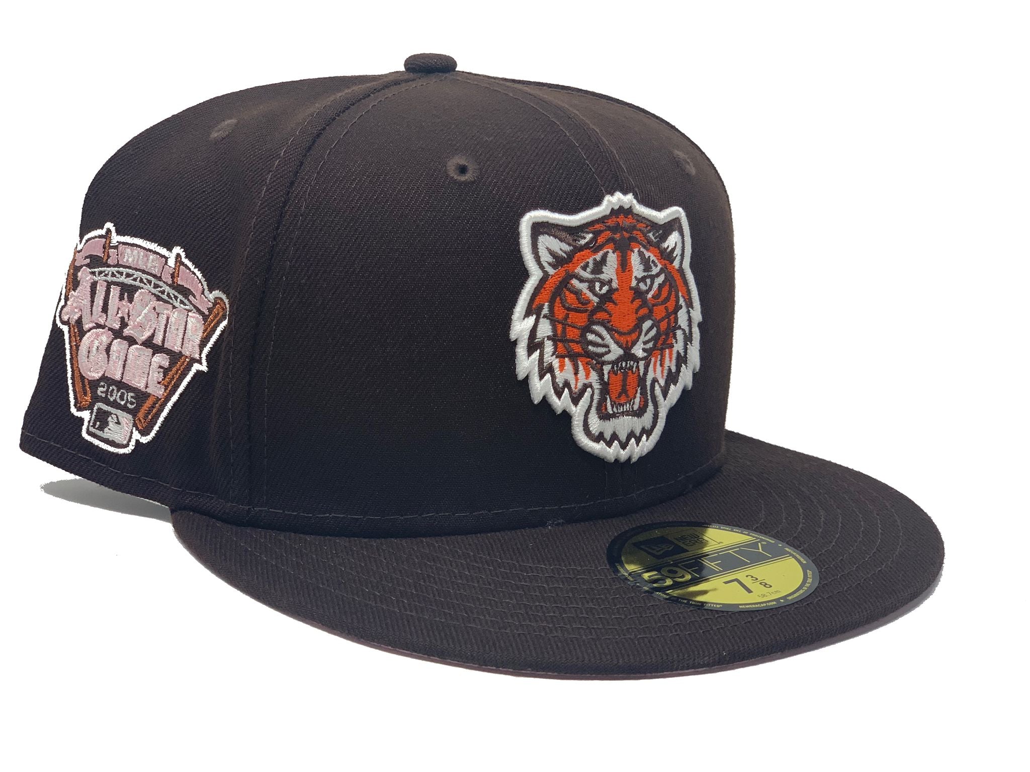  New Era Detroit Tigers 59FIFTY Gingerbread 2005 All-Star Game  ASG Cooperstown Fitted Cap, Hat (as1, Numeric, Numeric_7) Black Brown :  Sports & Outdoors