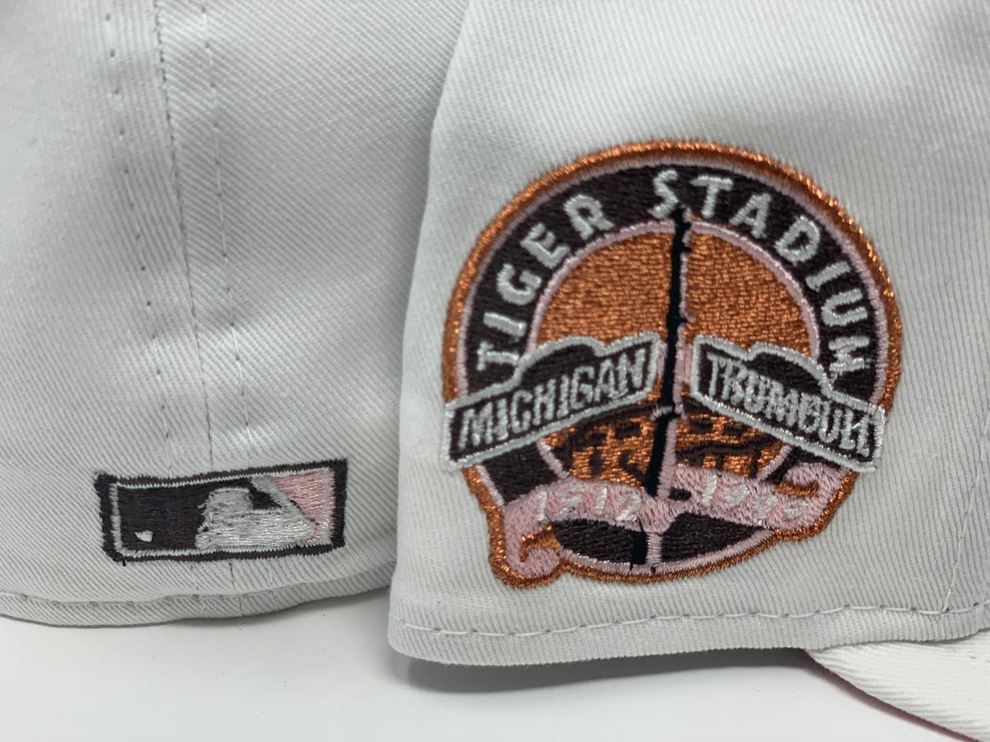 White Detroit Tigers Custom 59fifty New Era Fitted Hat