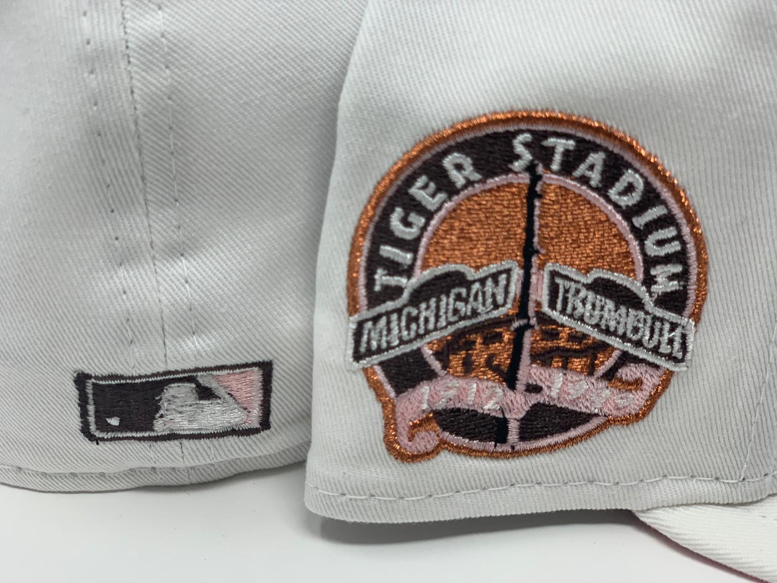 White Detroit Tigers Custom 59fifty New Era Fitted Hat