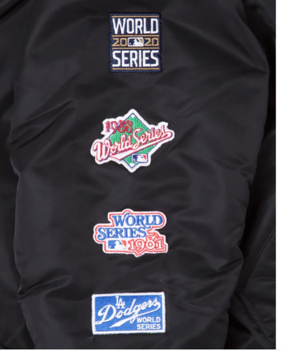 Los Angeles Dodgers Alpha Industries M-1 Reversible Bomber Jackets