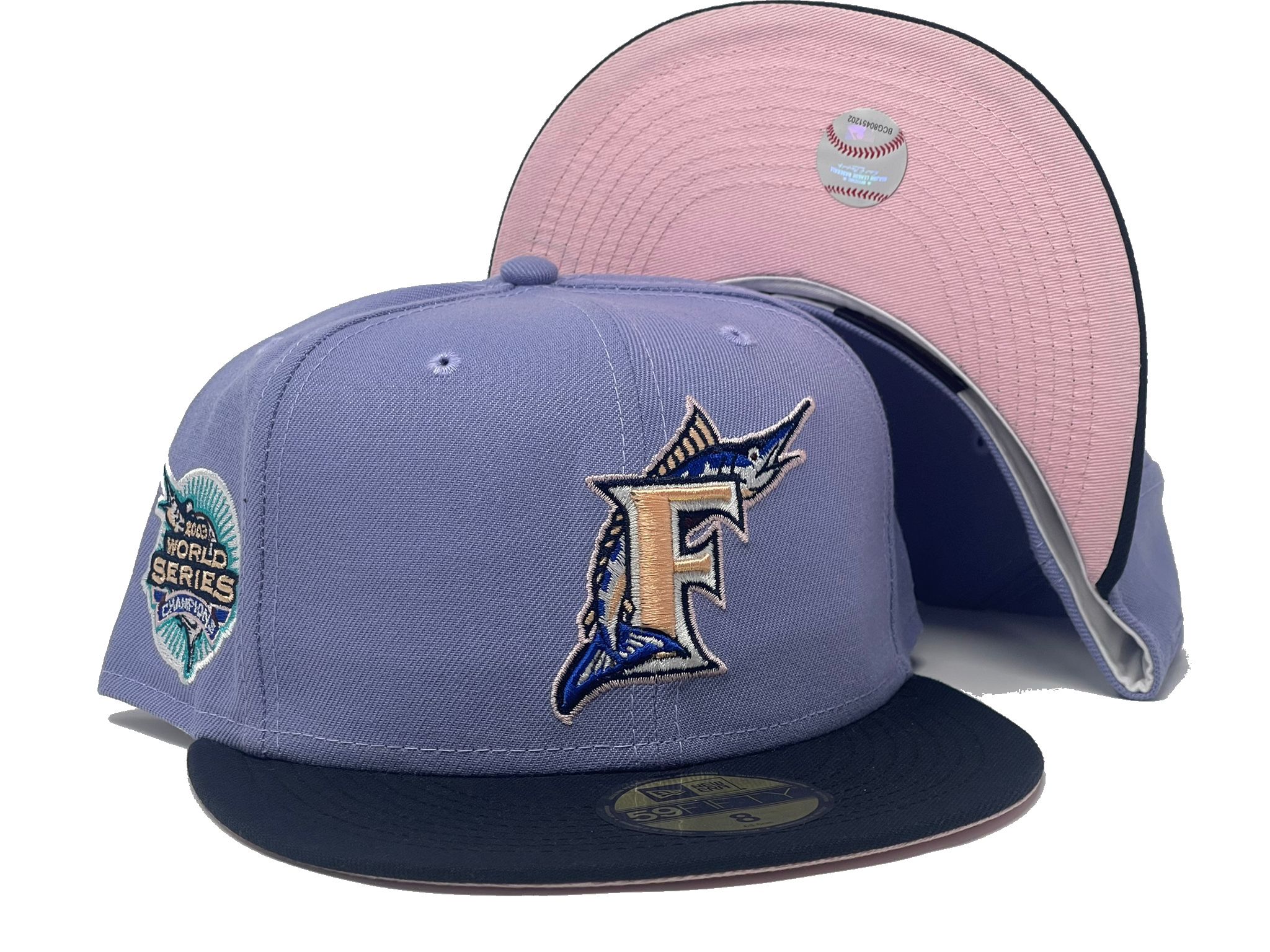 Florida Marlins 2003 World Series Champions Blue Orchid 2 Pink