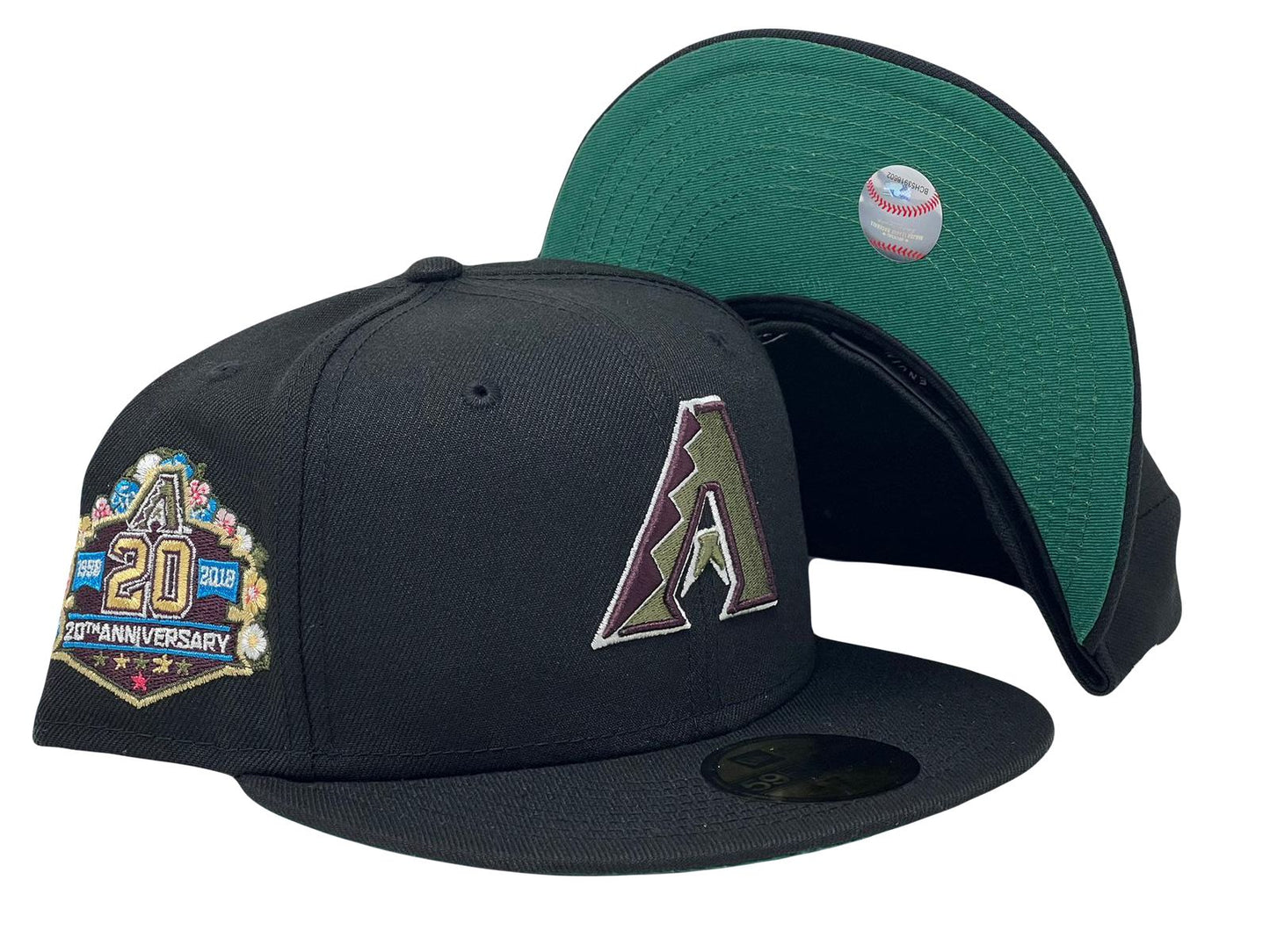 Arizona Diamondbacks 20th Anniversary "Botanical Pack" 59Fifty New Era Fitted Hat