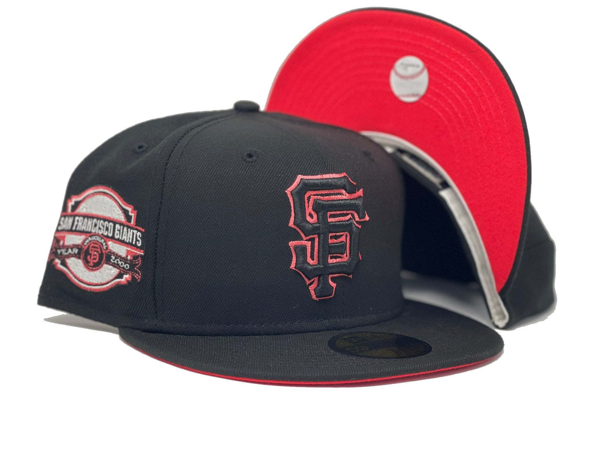 Black San Francisco Giants Custom New Era Fitted Hat