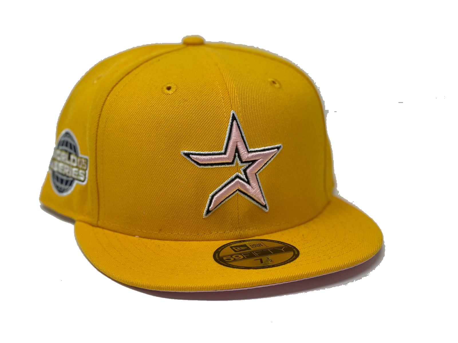 HOUSTON ASTROS 2005 WORLD SERIES SOFT YELLOW TEAL BRIM NEW ERA FITTED –  Sports World 165