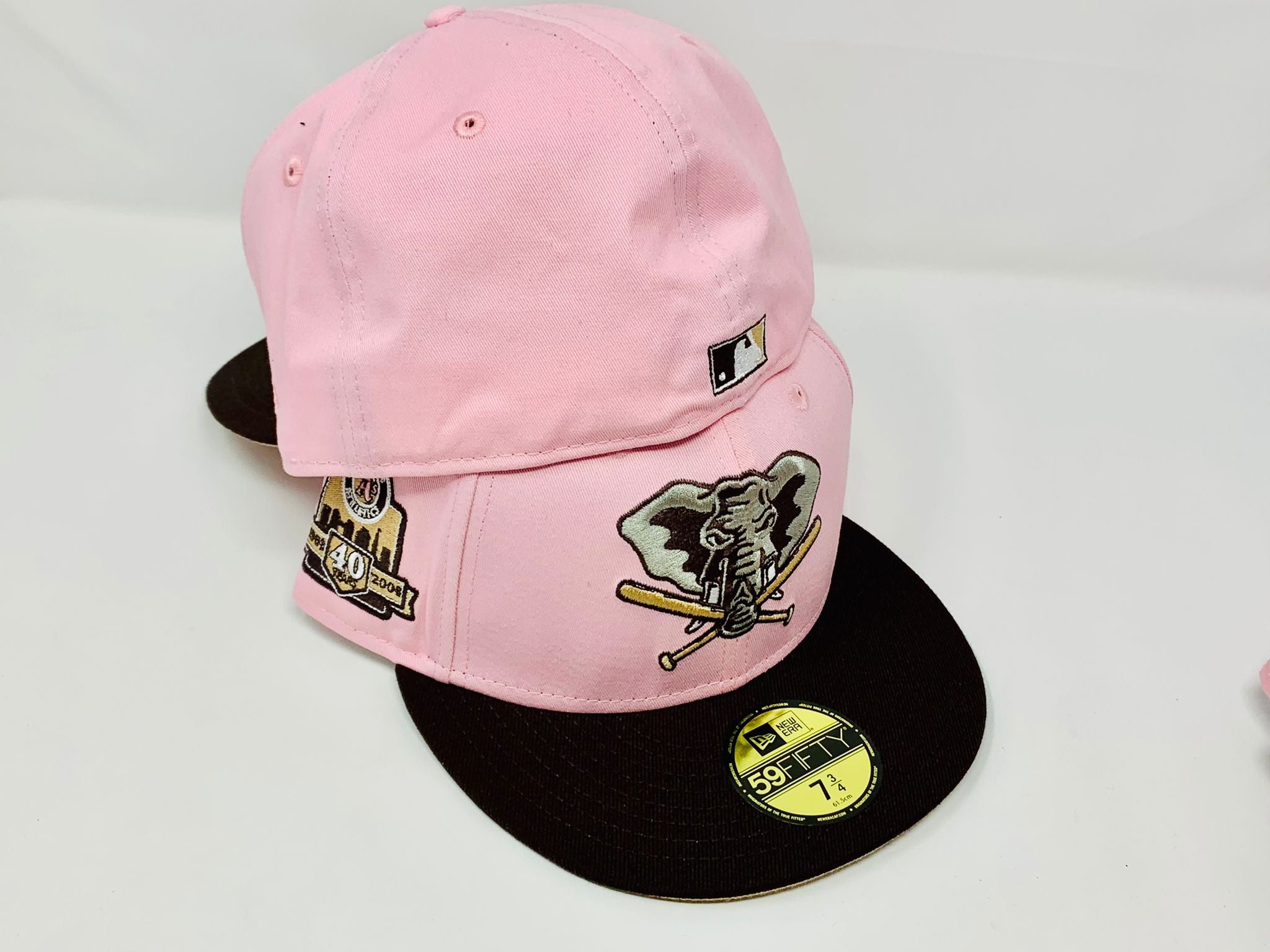 SALT LAKE BEES MINOR LEAGUE 20TH ANNIVERSARY PINK BRIM NEW ERA