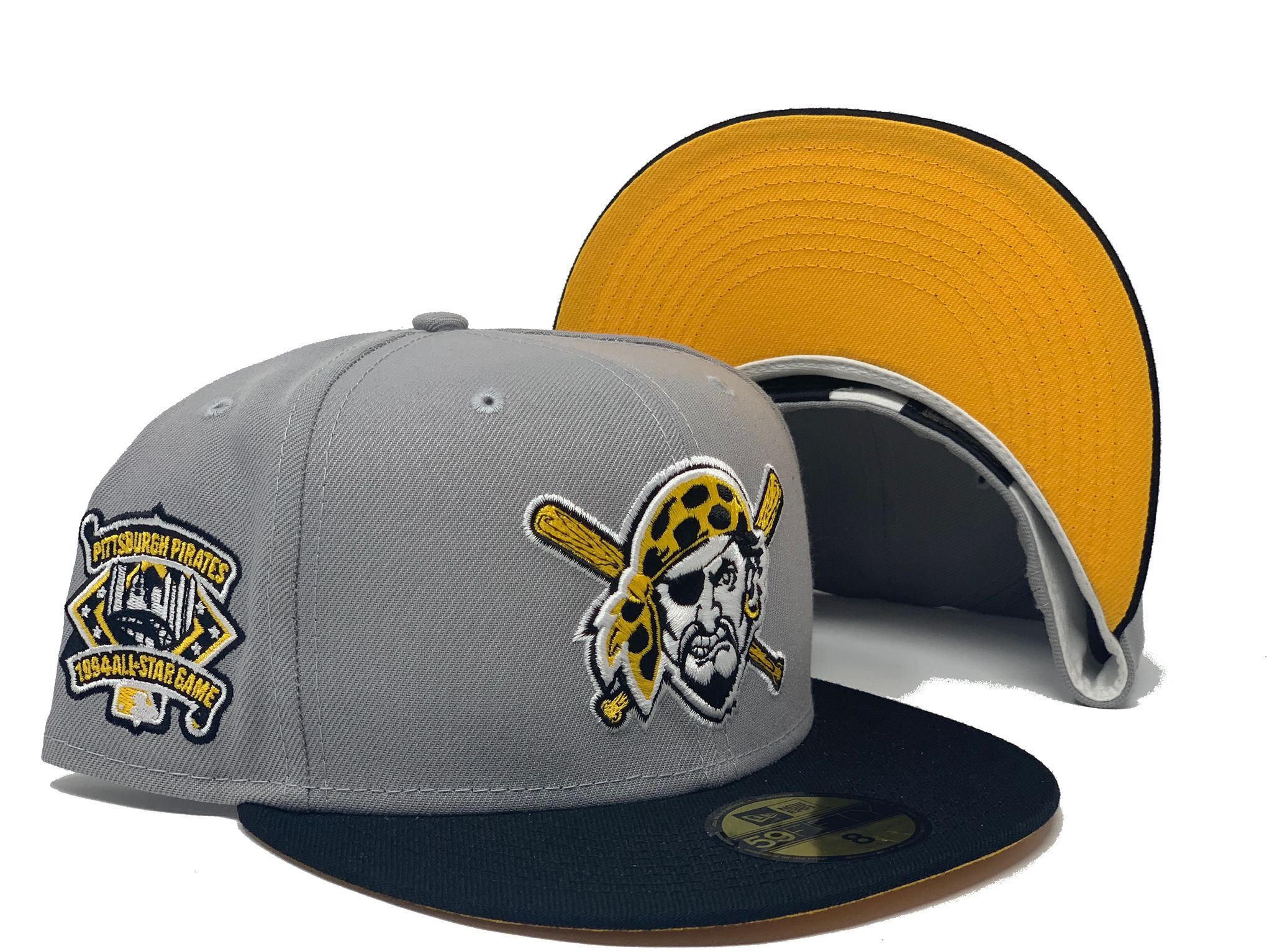 Pittsburgh Pirates New Era On Field Fitted Baseball Hat Size 7 Salute Troops