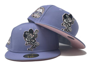 DETROIT TIGERS LAVENDER PINK BRIM 59FIFTY NEW ERA FITTED HAT