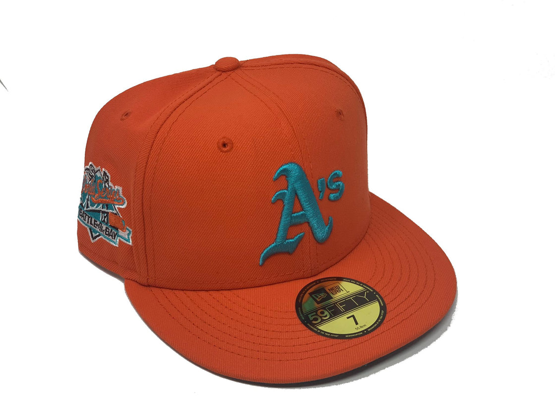 Orange Oakland Athletics 1989 Battle of The Bay New Era Fitted