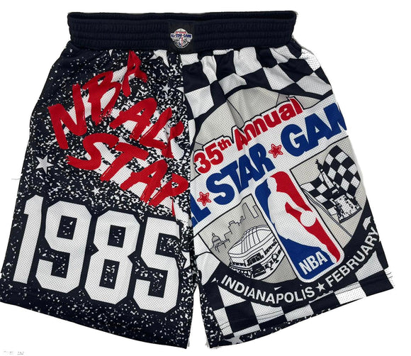 MITCHELL AND NESS 1985 ALL STAR  WEEKEND NBA THROWBACK SHORTS