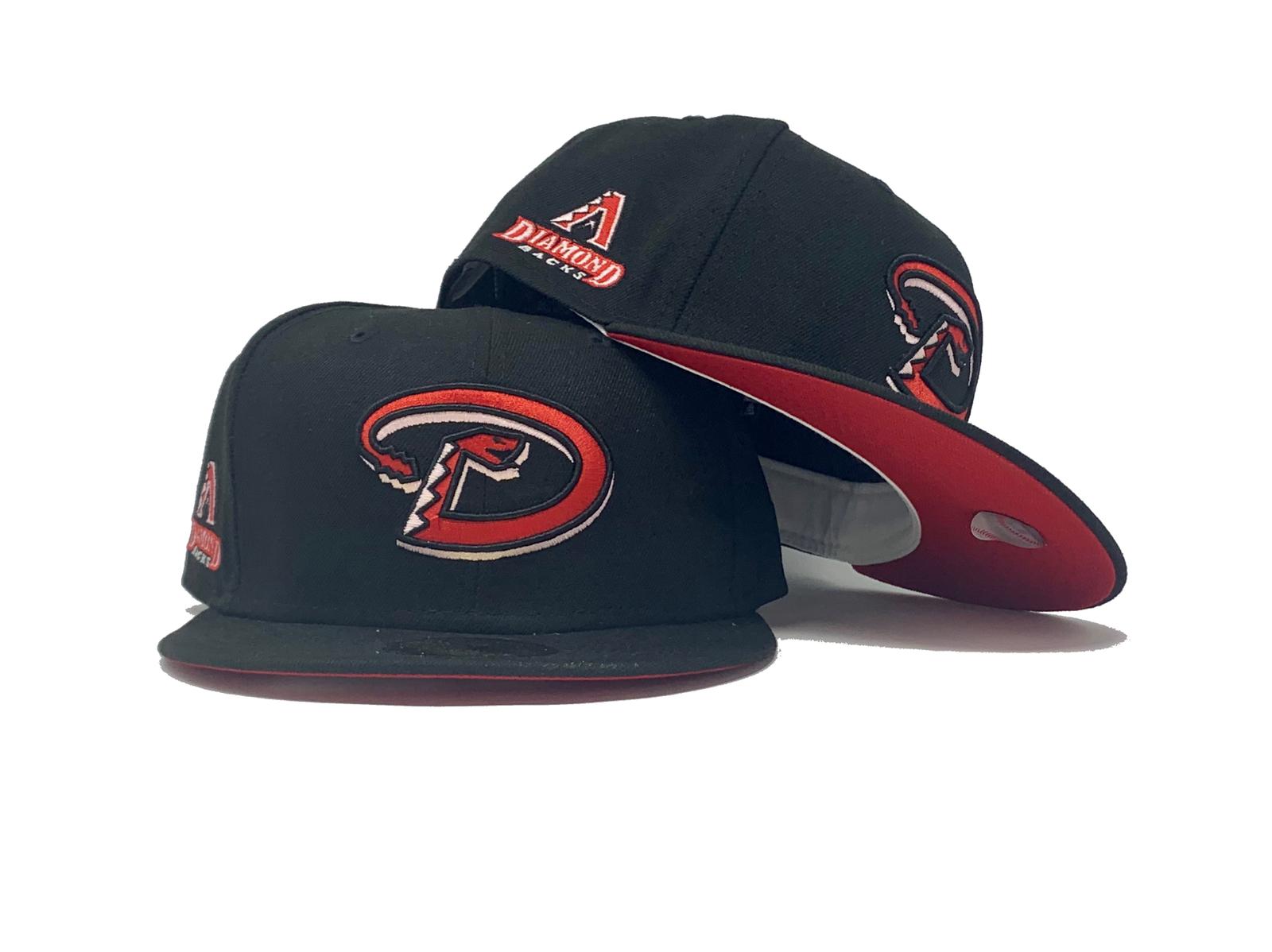 Team Shop Premiums Accessories | Arizona Diamondbacks Dbacks MLB Baseball Black Team Shop Visor Cap Hat! | Color: Black/Red | Size: Os | Azteamshop's