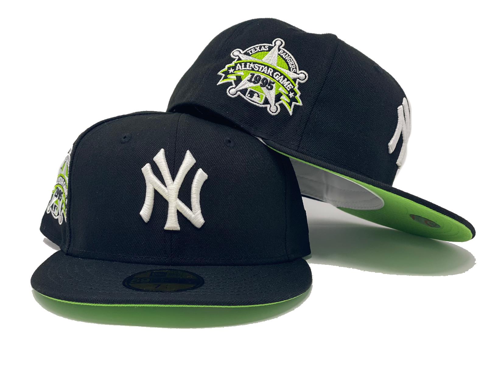 NY Yankees Basic New Era 59FIFTY Black & Neon Green Fitted Hat