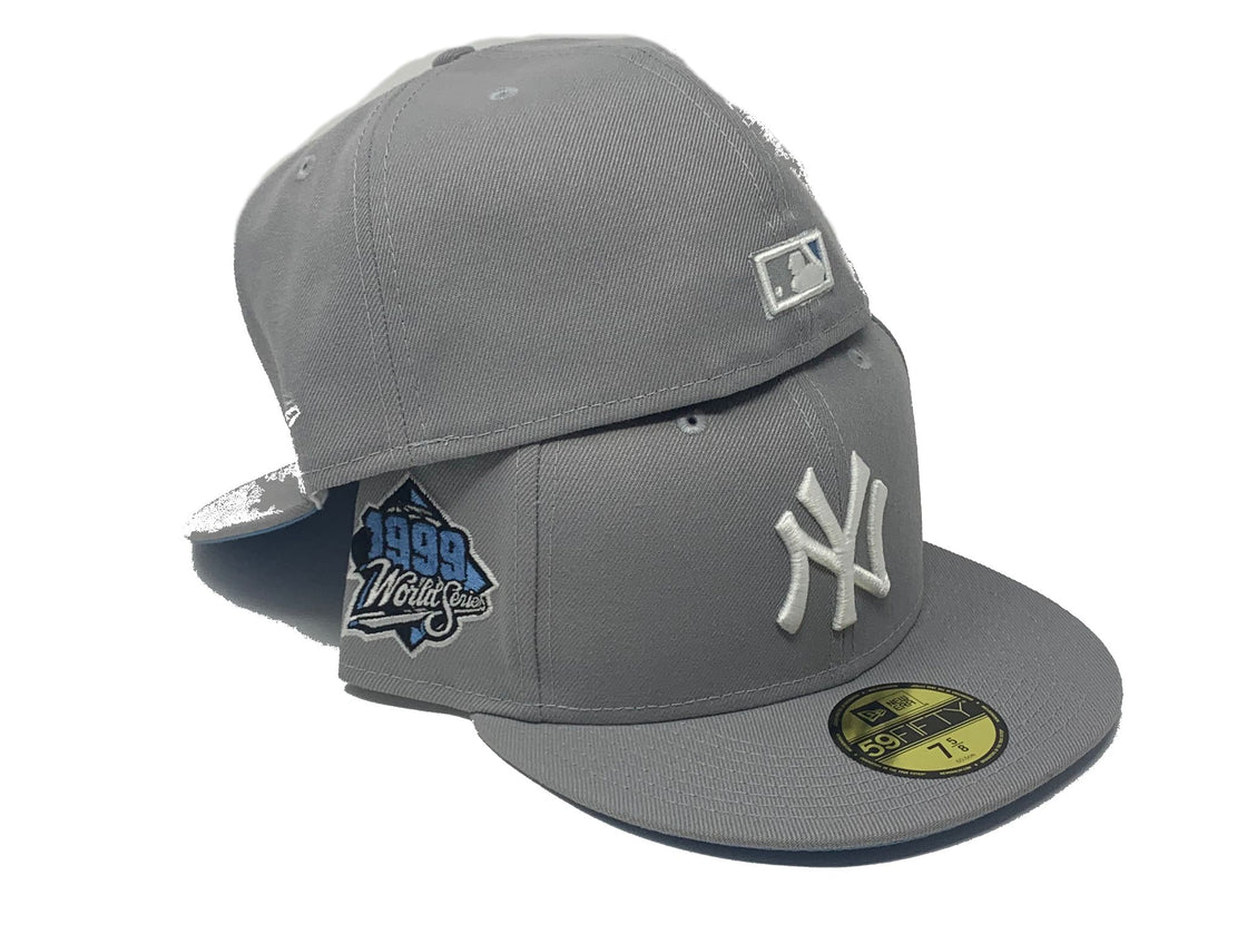 Light Gray New York Yankees 1999 World Series New Era Fitted Hat