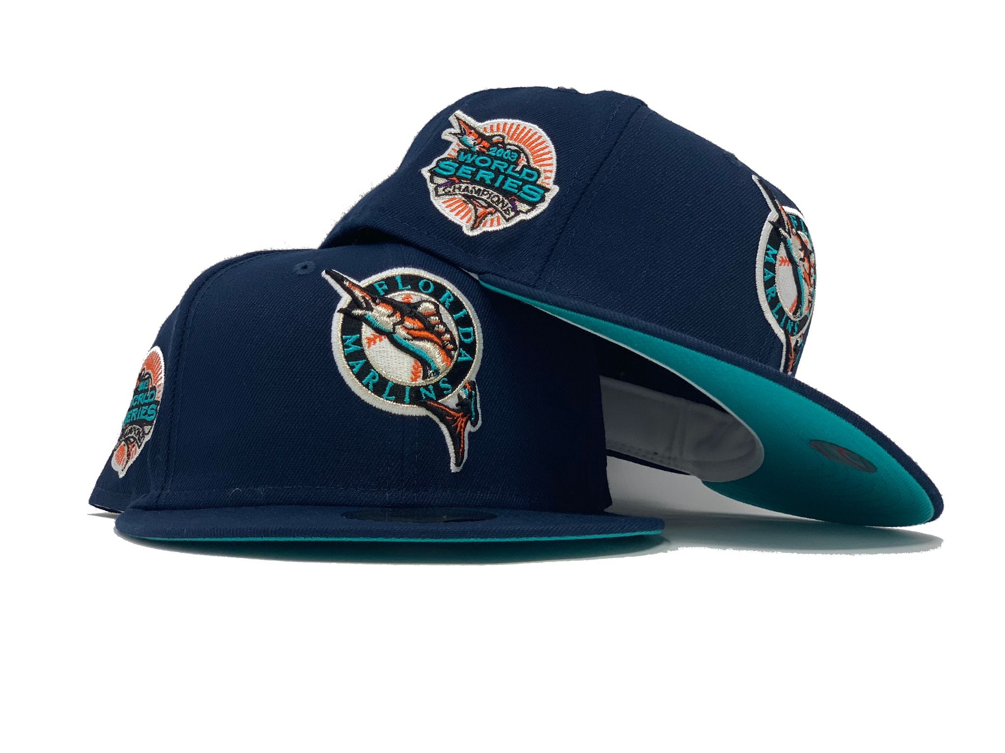 FLORIDA MARLINS WORLD SERIES TEAL WOOL 59FIFTY FITTED - Civilized