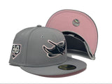 TAMPA BAY DEVIL RAYS 20TH ANNIVERSARY "PINK CONTRETE" NEW ERAFITTED HAT